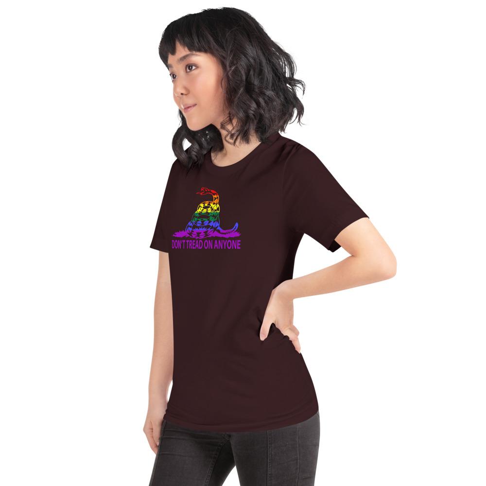 Don't Tread on Anyone LGBTQ Slim-Fit Unisex T-Shirt