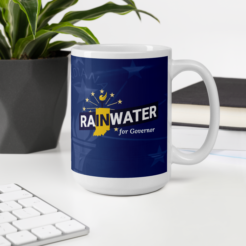 Rainwater for Indiana - Liberty is Essential Mug