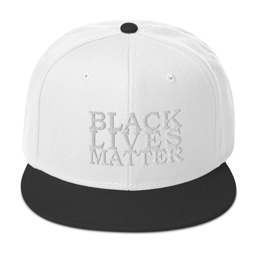 Black Lives Matter Low Contrast Snapback Hat