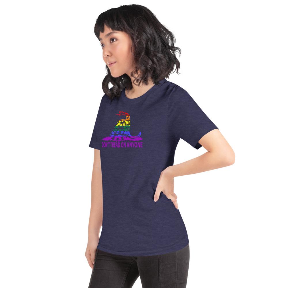 Don't Tread on Anyone LGBTQ Slim-Fit Unisex T-Shirt