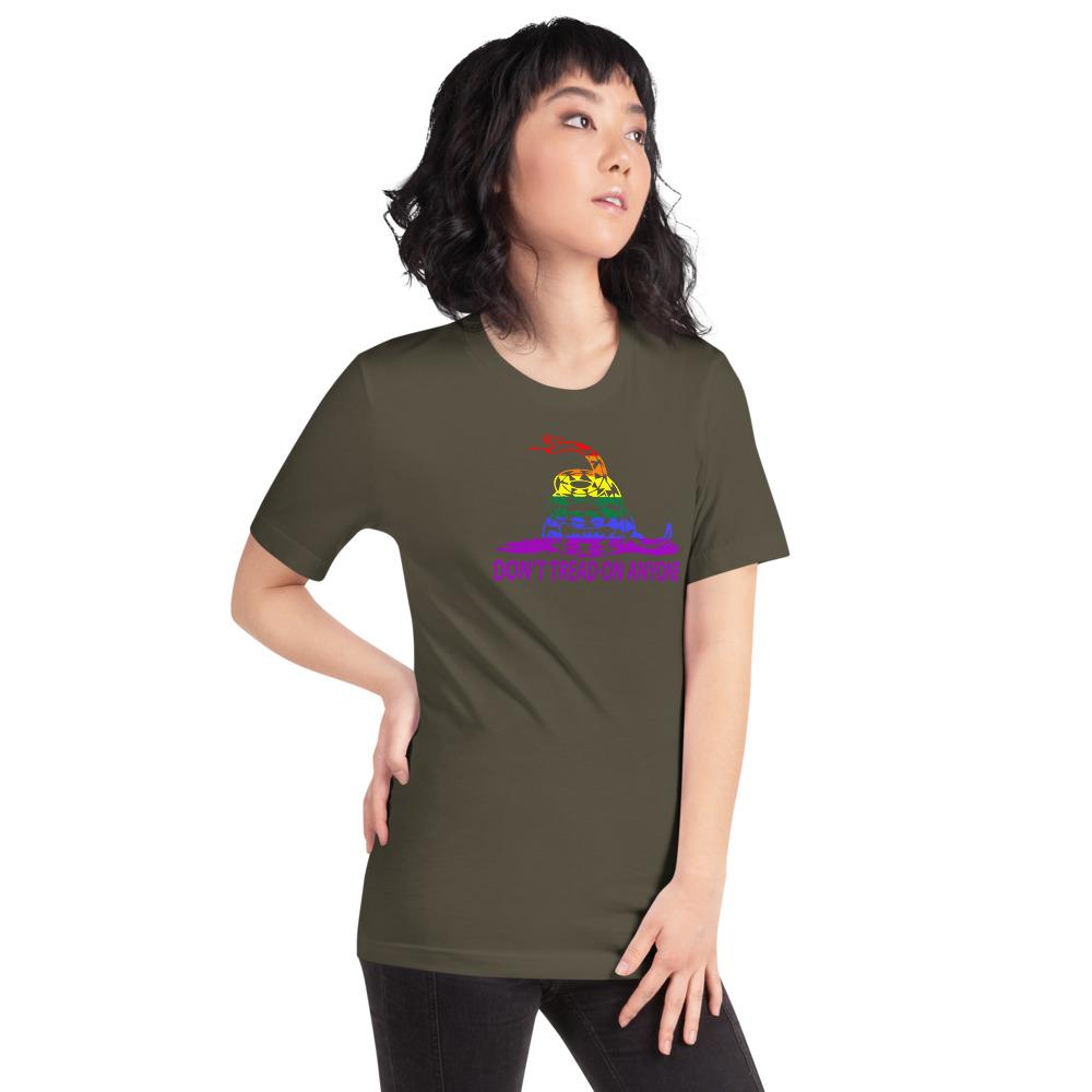 Don't Tread on Anyone LGBTQ Slim-Fit Unisex T-Shirt