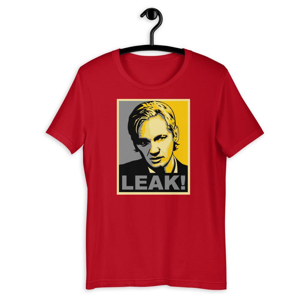 Assange Leak Short-Sleeve Unisex T-Shirt