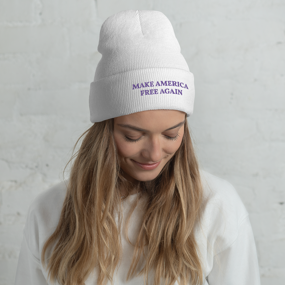 Make America Free Again Cuffed Beanie
