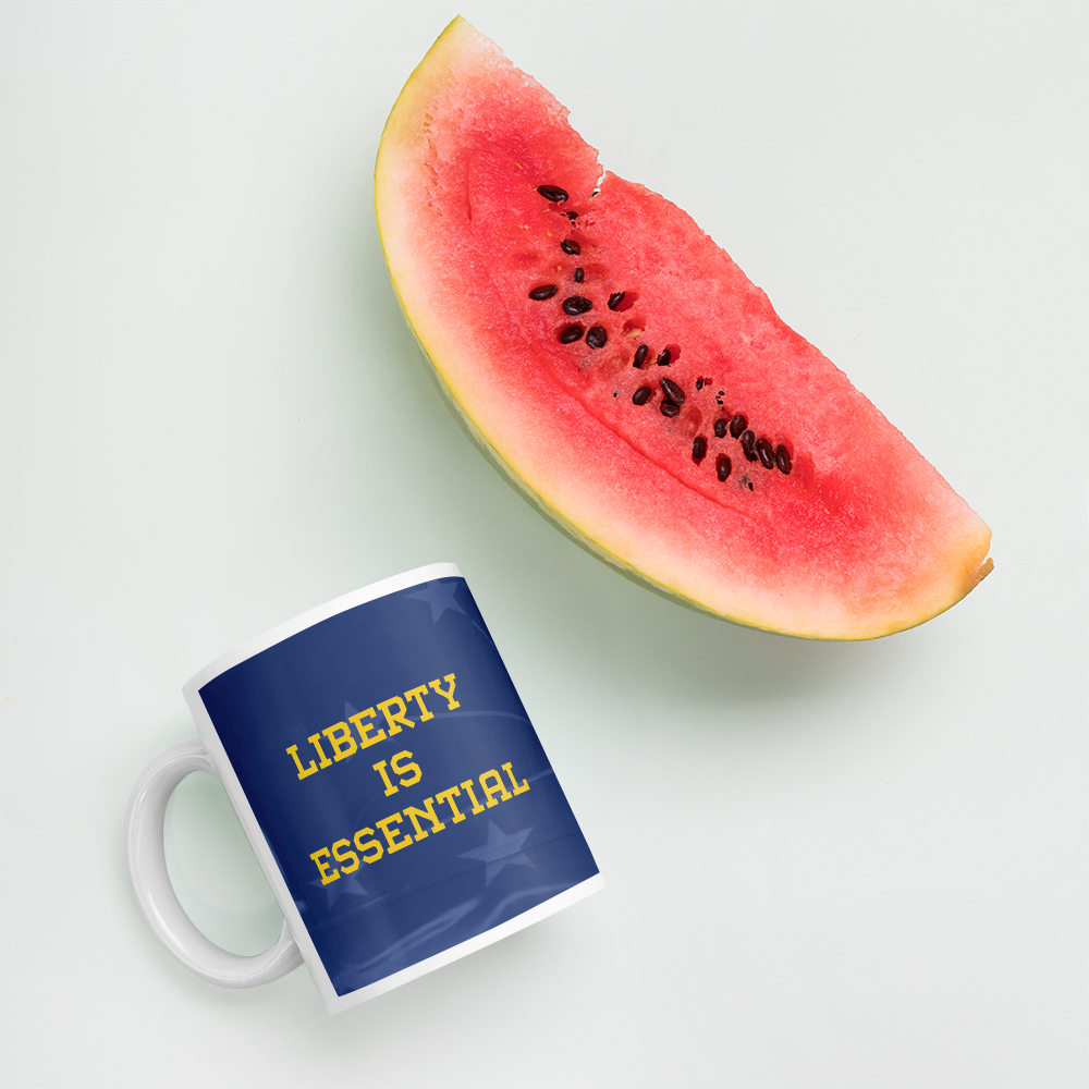 Rainwater for Indiana - Liberty is Essential Mug