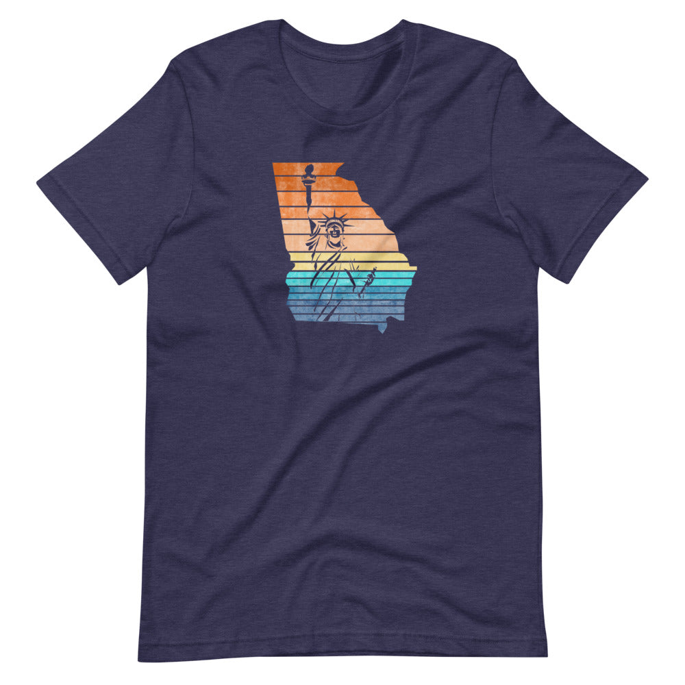 Lady Liberty Georgia Short-Sleeve Unisex T-Shirt
