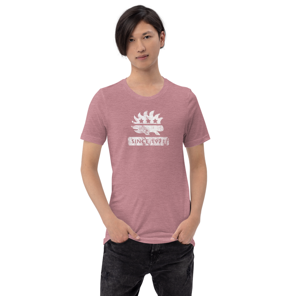 Libertarian Porcupine (Since 1971) Short-Sleeve Unisex  Heathered T-Shirt