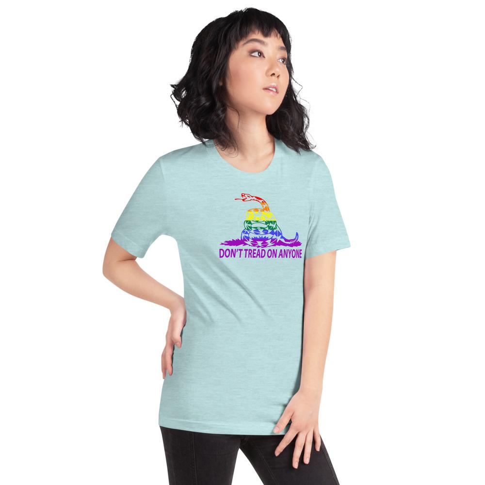 Don't Tread on Anyone LGBTQ Slim-Fit Unisex T-Shirt