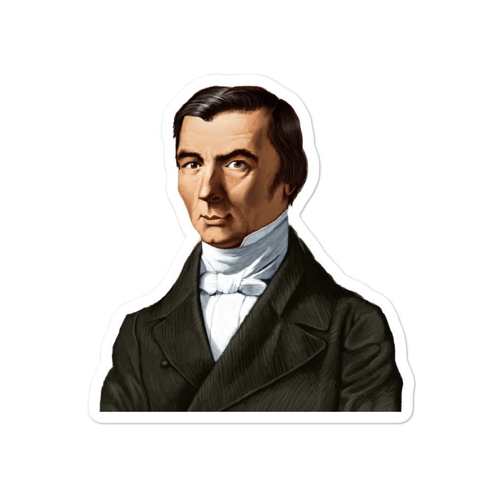 Frederic  Bastiat Bubble-free stickers