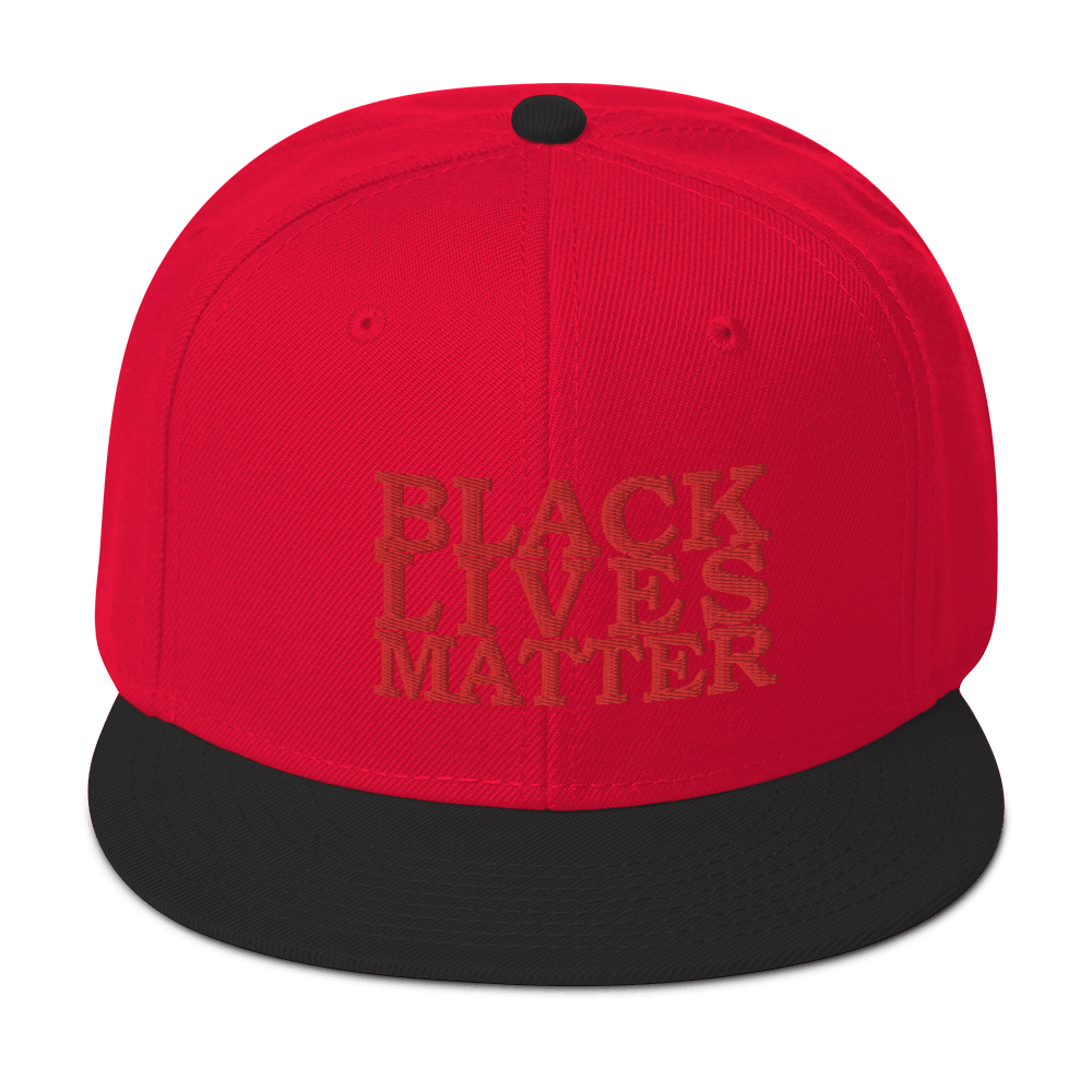 Black Lives Matter Low Contrast Snapback Hat