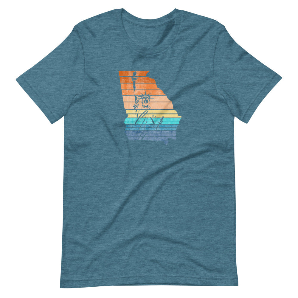 Lady Liberty Georgia Short-Sleeve Unisex T-Shirt