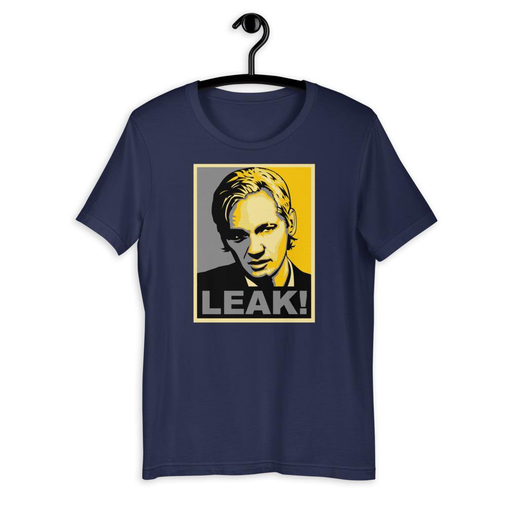 Assange Leak Short-Sleeve Unisex T-Shirt