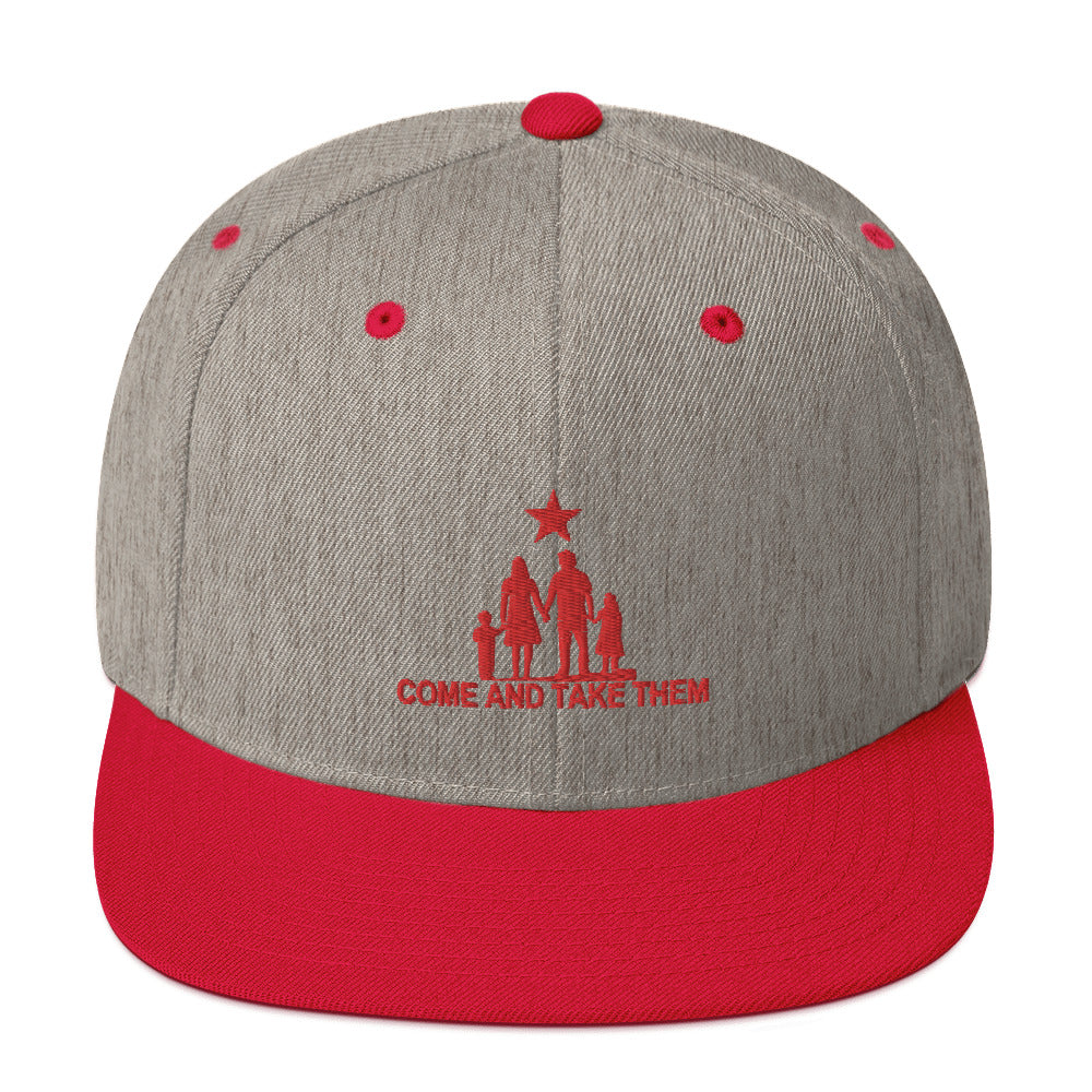 Come and Take them Anti-war Snapback Hat