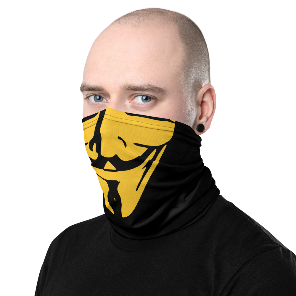 Guy Fawkes Anonymous mask (Yellow)