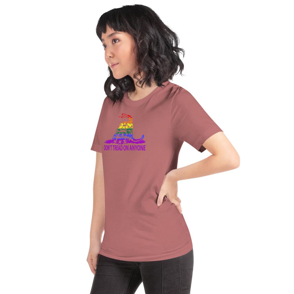 Don't Tread on Anyone LGBTQ Slim-Fit Unisex T-Shirt