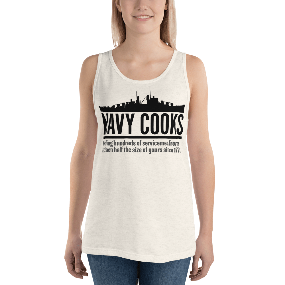 Navy Cooks Unisex Tank Top