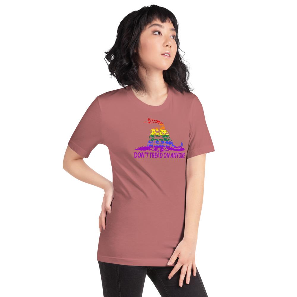 Don't Tread on Anyone LGBTQ Slim-Fit Unisex T-Shirt