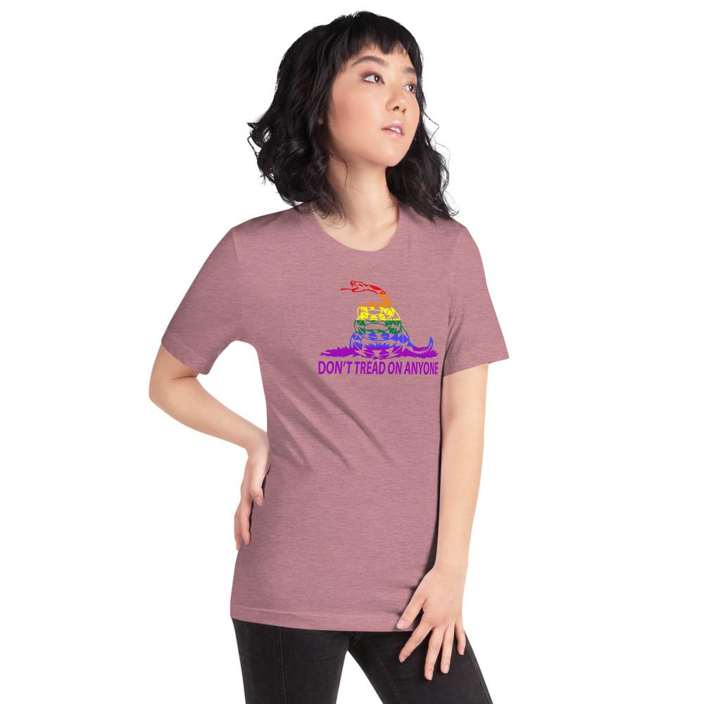 Don't Tread on Anyone LGBTQ Slim-Fit Unisex T-Shirt