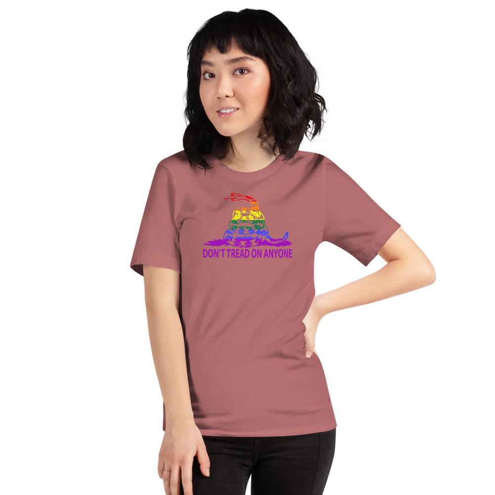 Don't Tread on Anyone LGBTQ Slim-Fit Unisex T-Shirt