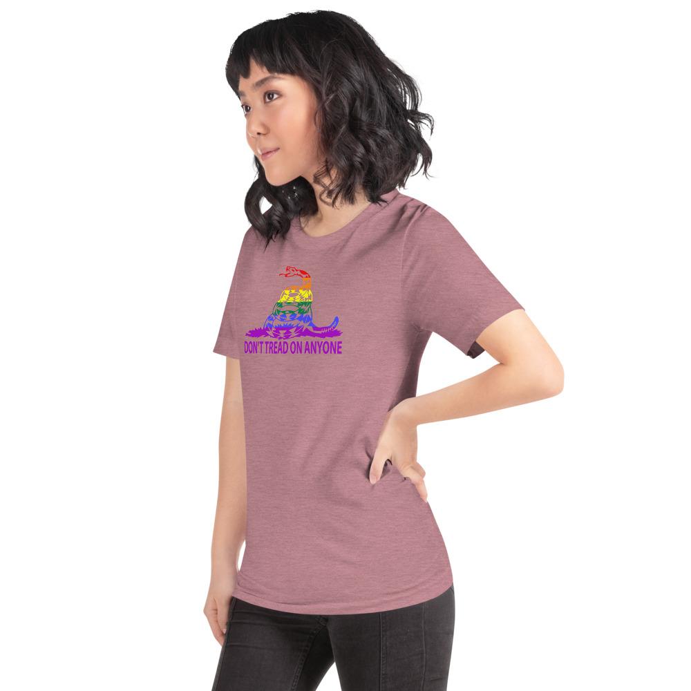 Don't Tread on Anyone LGBTQ Slim-Fit Unisex T-Shirt