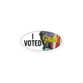 I Voted Gold - Large Vote Stickers (Design 3)
