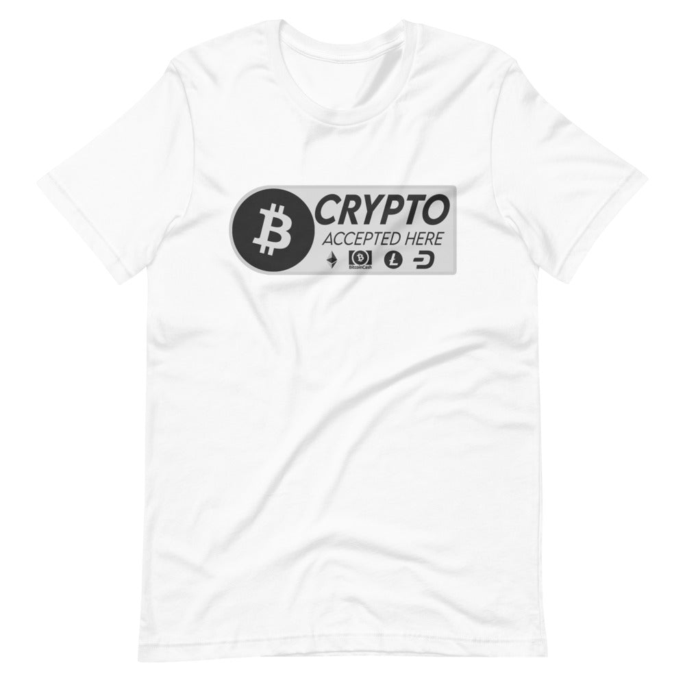Crypto Accepted Here Short-Sleeve Unisex T-Shirt
