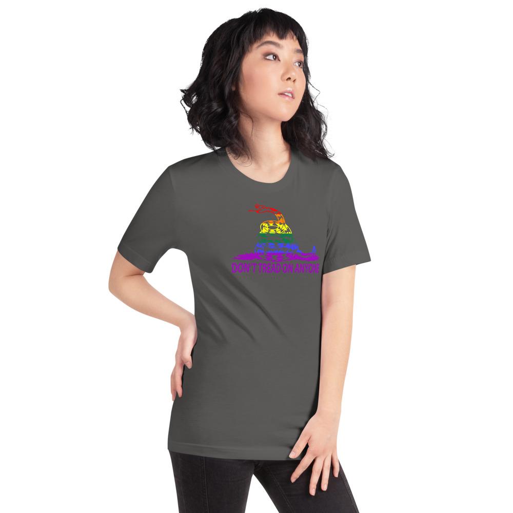 Don't Tread on Anyone LGBTQ Slim-Fit Unisex T-Shirt