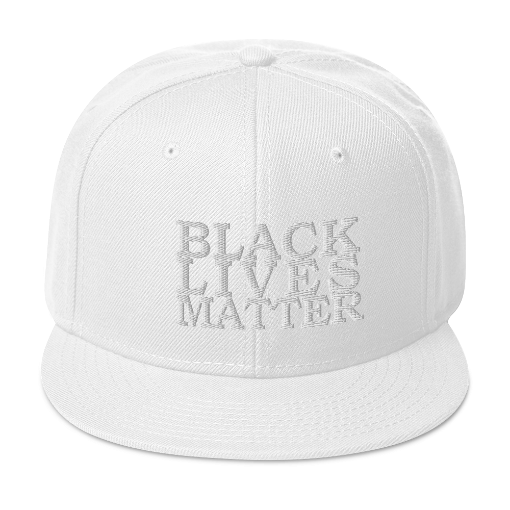 Black Lives Matter Low Contrast Snapback Hat
