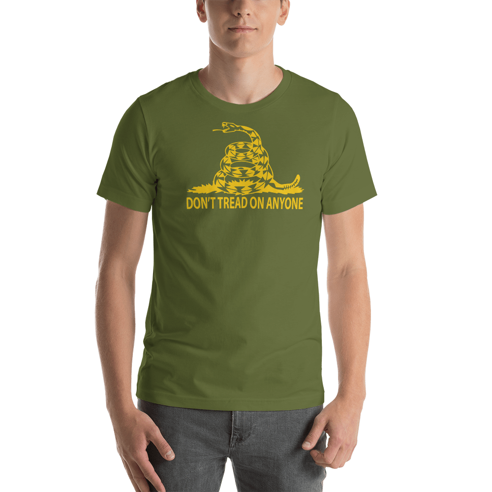 Don't Tread on Anyone Slim-Fit Unisex T-Shirt