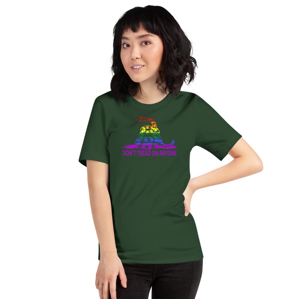 Don't Tread on Anyone LGBTQ Slim-Fit Unisex T-Shirt