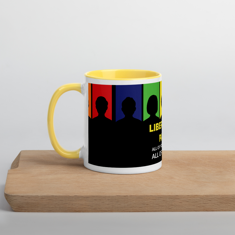 Libertarian Party -  All of your Freedoms All of the Time Mug with Color Inside