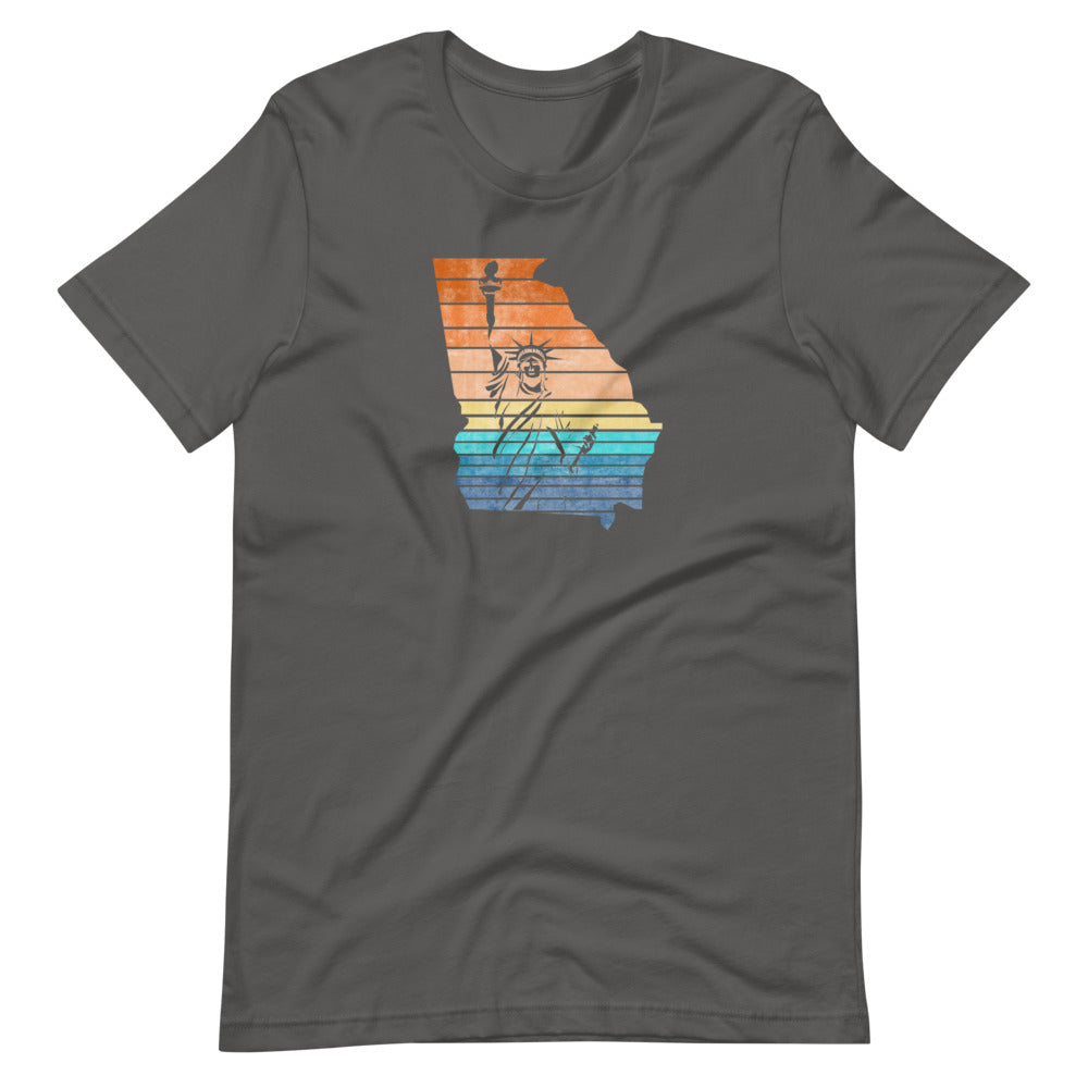 Lady Liberty Georgia Short-Sleeve Unisex T-Shirt