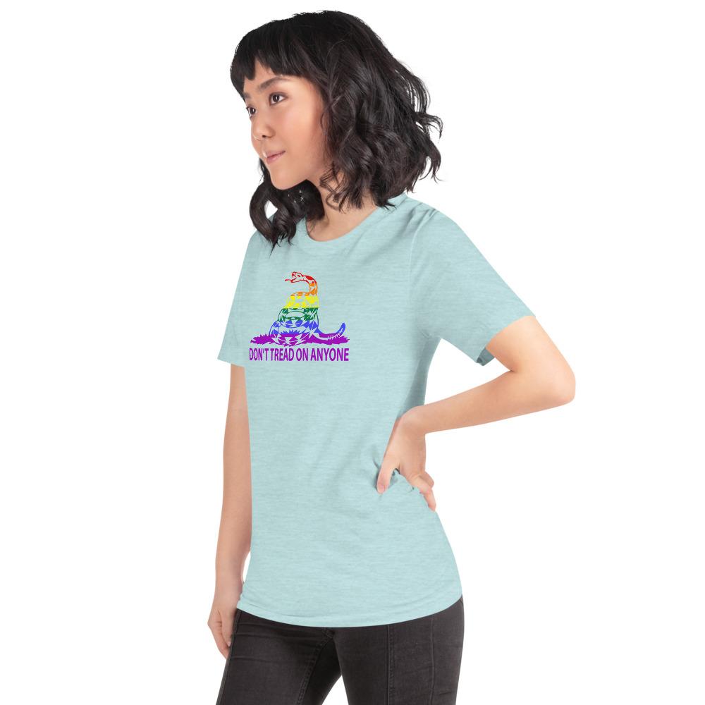 Don't Tread on Anyone LGBTQ Slim-Fit Unisex T-Shirt
