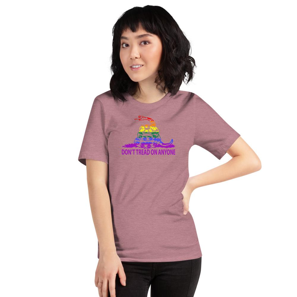Don't Tread on Anyone LGBTQ Slim-Fit Unisex T-Shirt