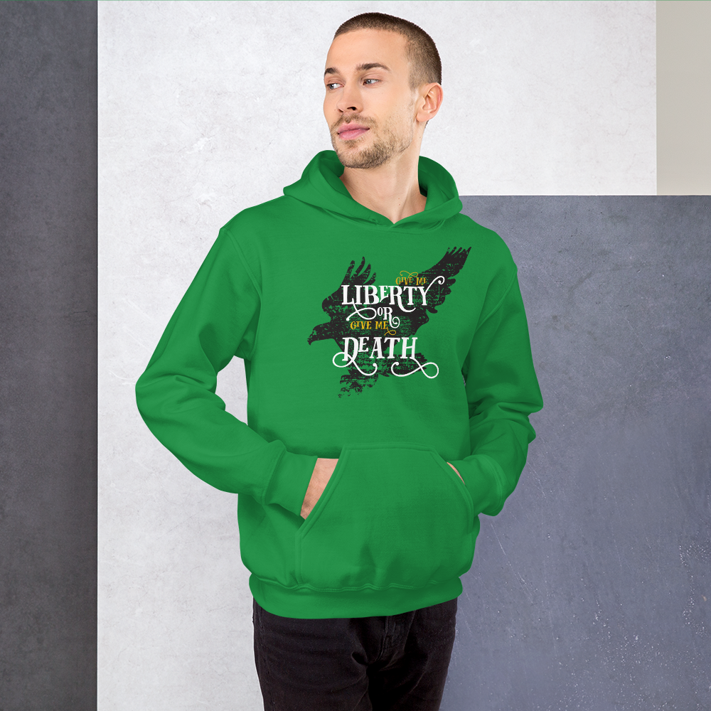 Proud Libertarian Give me Liberty or Give me Death Unisex Hoodie