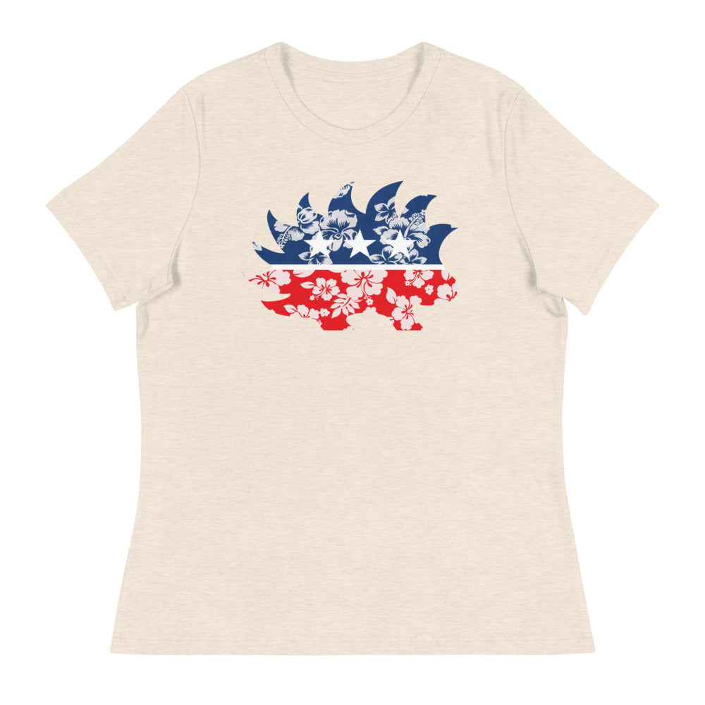 Hawaiian Porcupine Women's Relaxed T-Shirt
