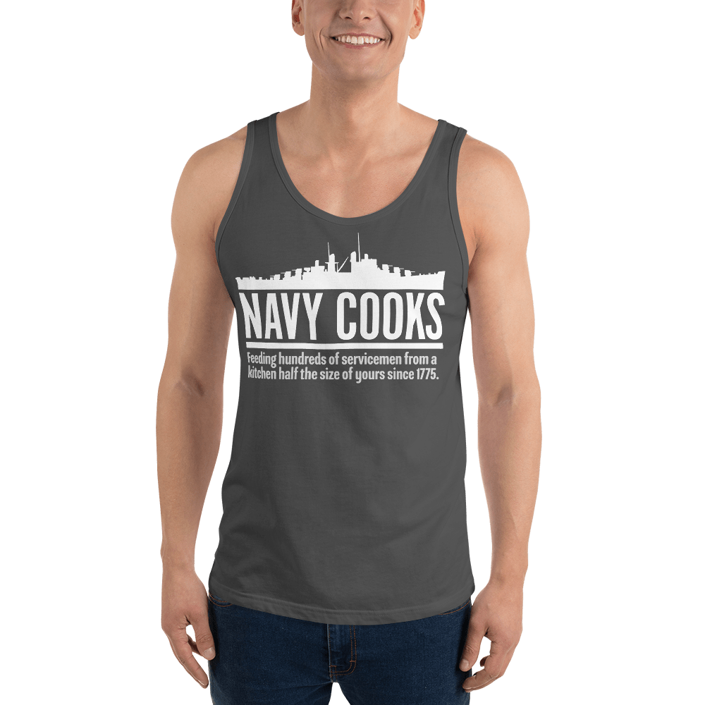 Navy Cooks Unisex Tank Top