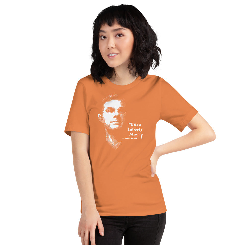 I'm a Liberty Man - Justin Amash Short-Sleeve Unisex T-Shirt