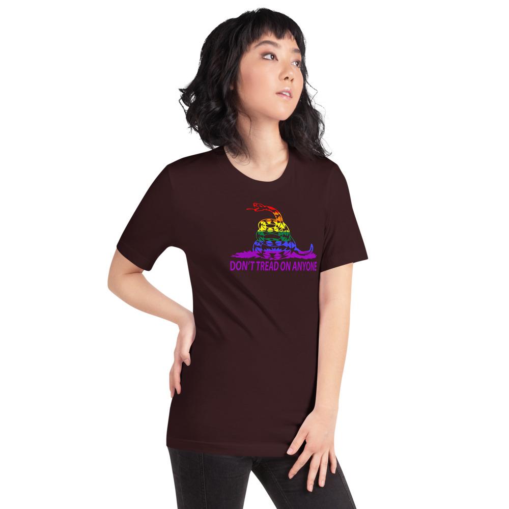 Don't Tread on Anyone LGBTQ Slim-Fit Unisex T-Shirt