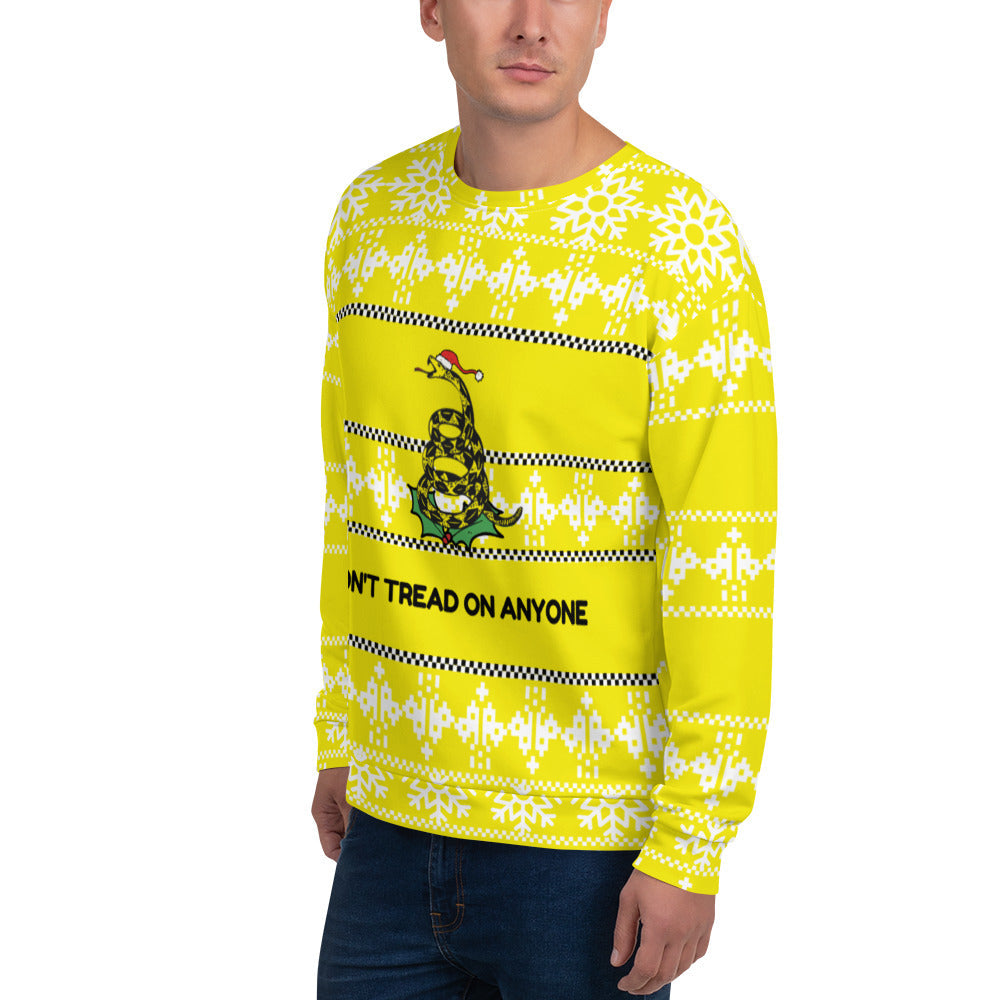 Don't Tread on me "Ugly Christmas Sweater" Unisex Sweatshirt