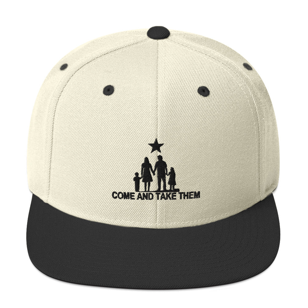Come and Take them Anti-war Snapback Hat
