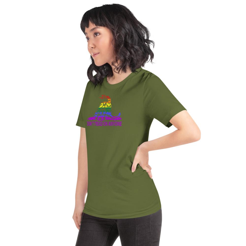 Don't Tread on Anyone LGBTQ Slim-Fit Unisex T-Shirt