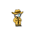 Don't Spy on Me Cartoon - Bubble-free stickers