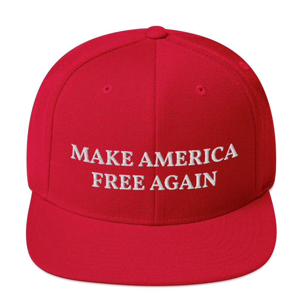 Make America Free Again Snapback Hat