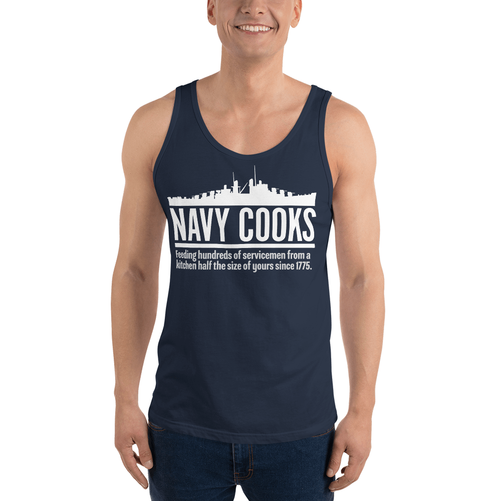 Navy Cooks Unisex Tank Top