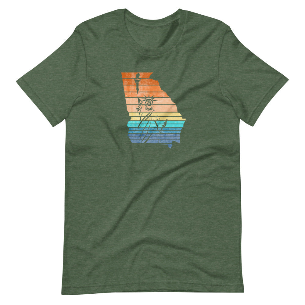 Lady Liberty Georgia Short-Sleeve Unisex T-Shirt