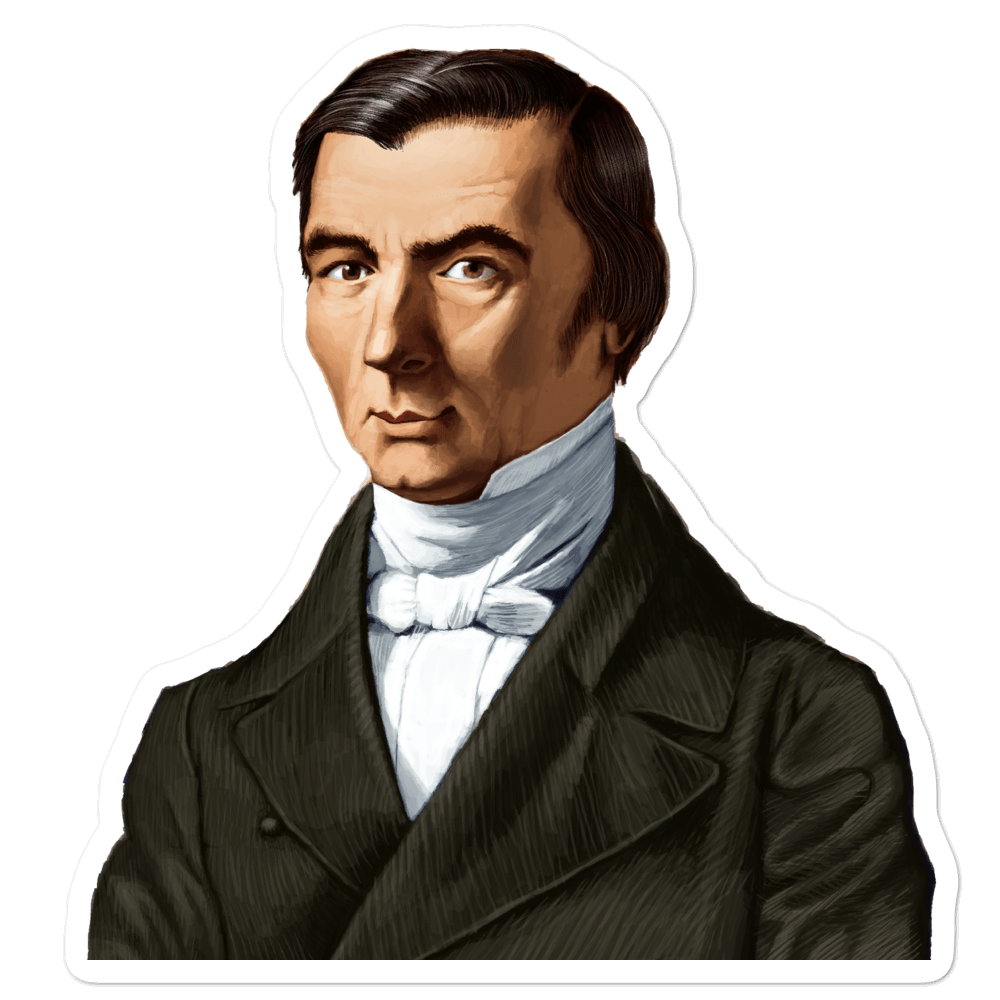 Frederic  Bastiat Bubble-free stickers