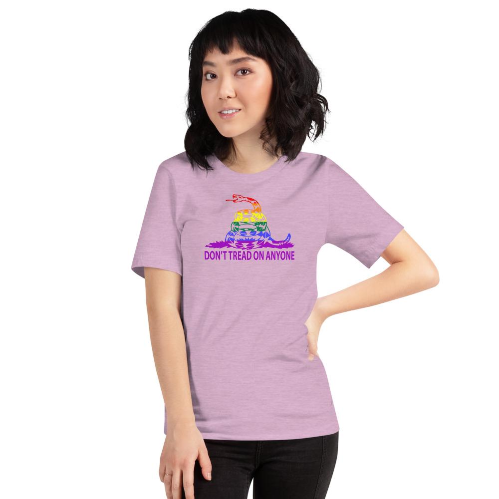 Don't Tread on Anyone LGBTQ Slim-Fit Unisex T-Shirt