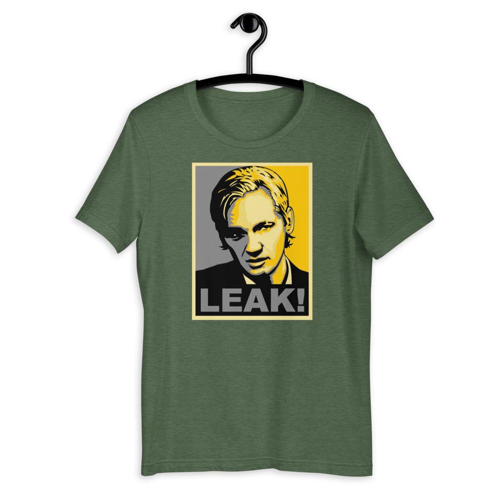Assange Leak Short-Sleeve Unisex T-Shirt