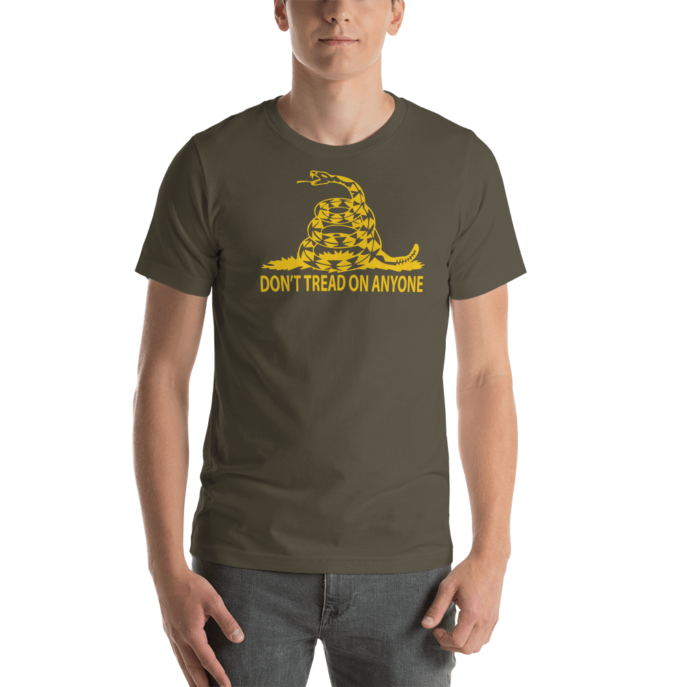 Don't Tread on Anyone Slim-Fit Unisex T-Shirt