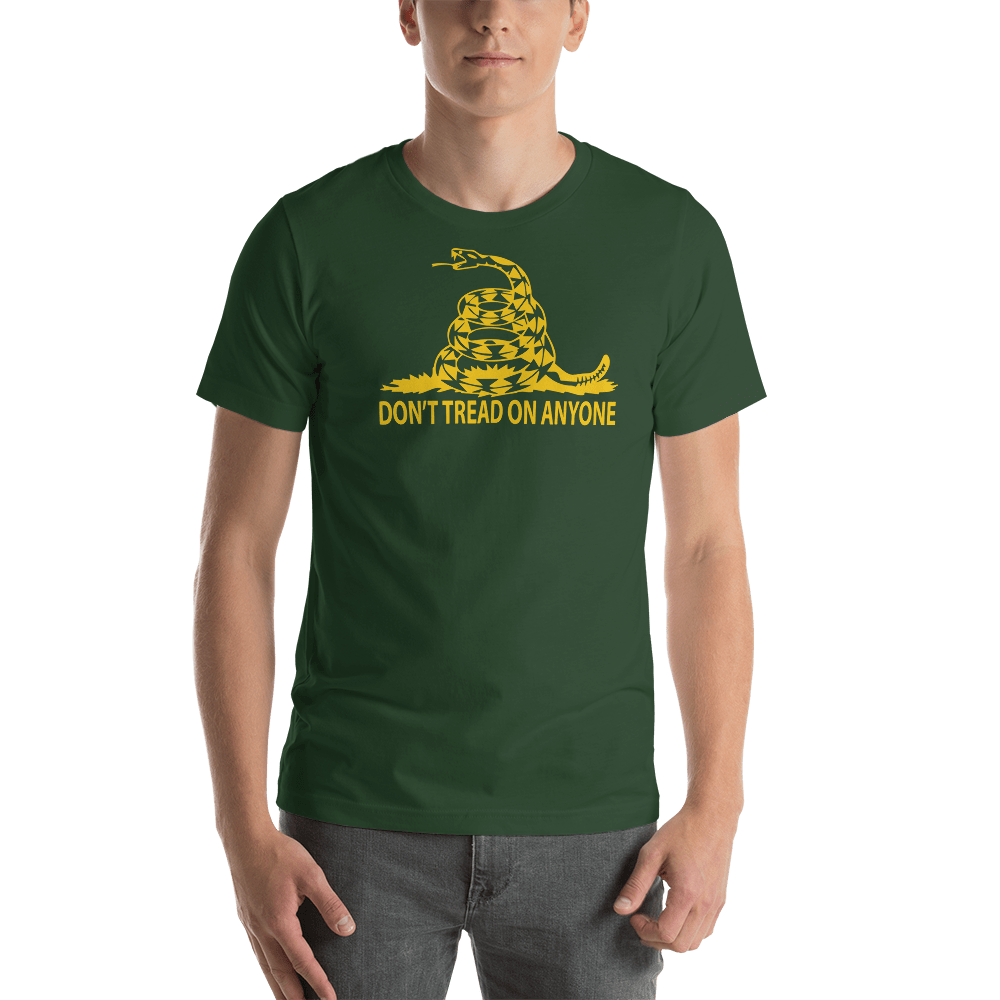 Don't Tread on Anyone Slim-Fit Unisex T-Shirt